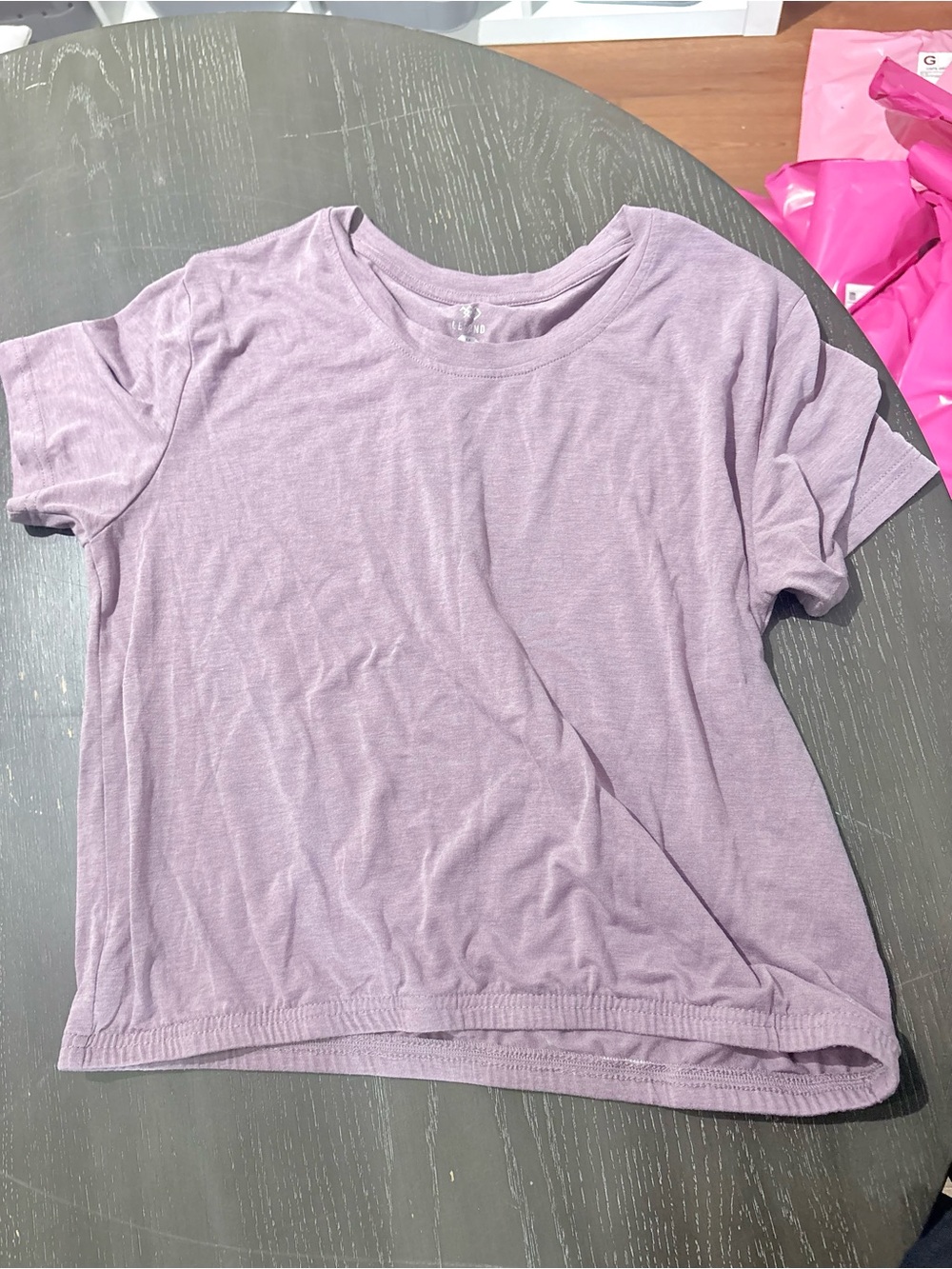 Women's Short Sleeve Crewneck Tee in Lavender